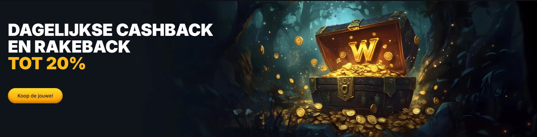 Ontvang cashback zonder inzetvereisten bij Winhero